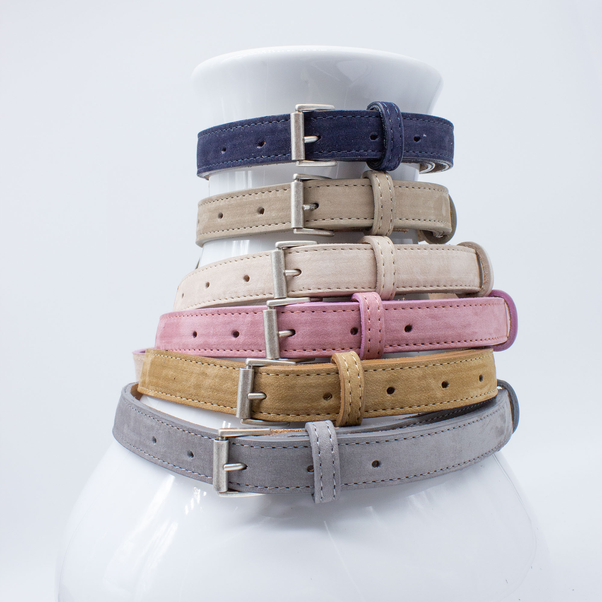 Gürtel aus Nubukleder