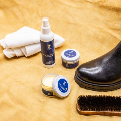 Schuhpflege für Naturleder