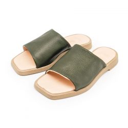 Pantolette aus weichem Bioleder