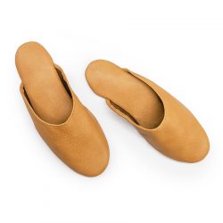 Weicher Bio-Leder-Hausschuh