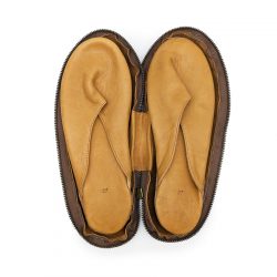 Weicher Bio-Leder-Hausschuh