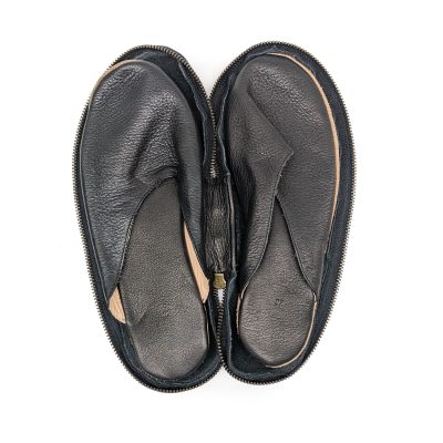 Leder-Hausschuh